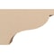 Ekena Millwork 5"W x 15"D x 10"H Classic Garner Rough Cedar Woodgrain TimberThane Corbel, Primed Tan CORUR05X15X10GARRCPR - alternate 6